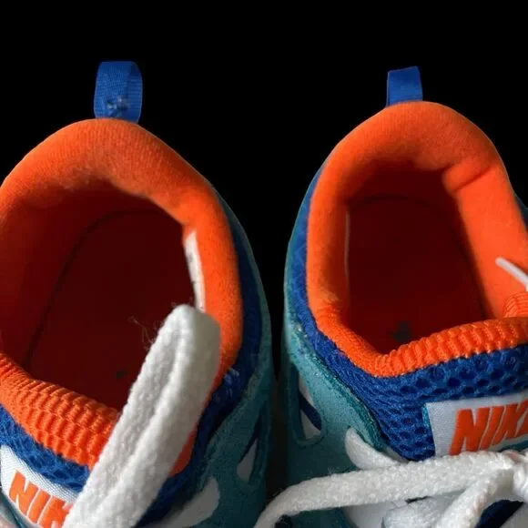 Nike Women's Free Run 2 Light Photo Blue Orange Midnight SZ/7 - Picture 10 of 14